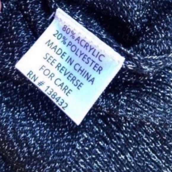 Nwot ModCloth M charcoal with silver open back sweater - Picture 9 of 9